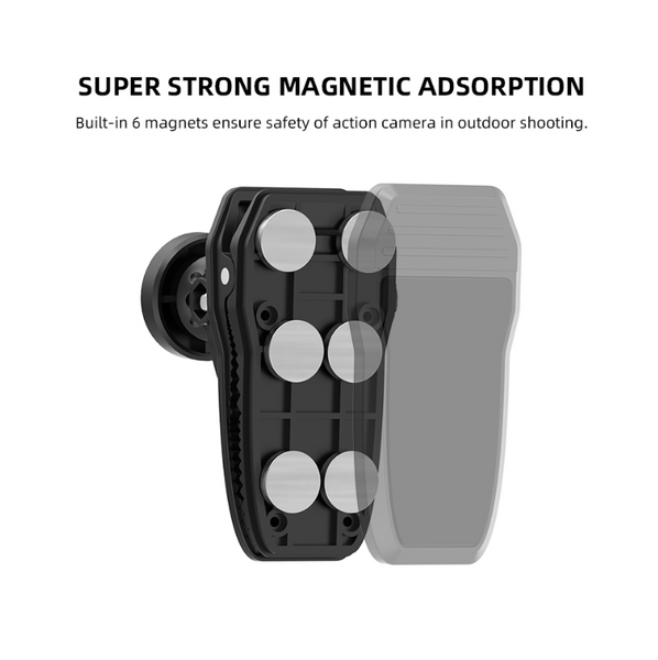 360 Magnetic Rotation Clamp Camera Mount
