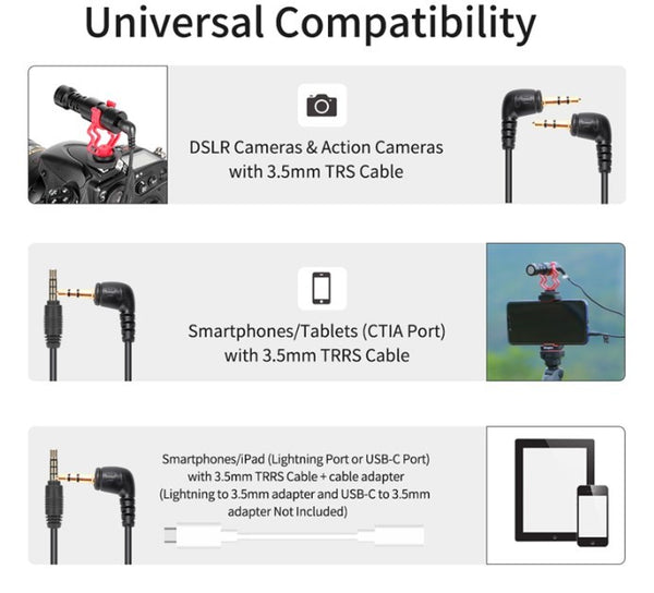 Cold Shoe Compact Microphone