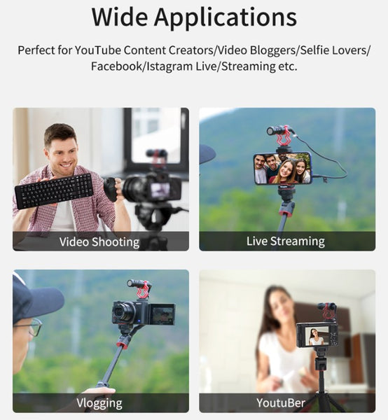 Cold Shoe Compact Microphone