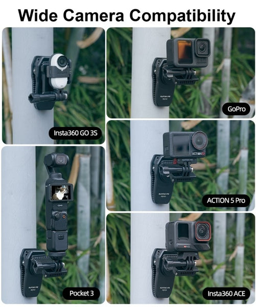 Extended Magnetic Rotation Clip Camera Mount