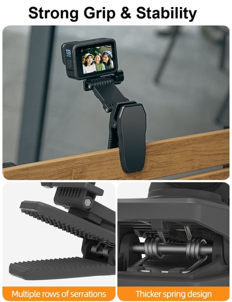 Extended Magnetic Rotation Clip Camera Mount