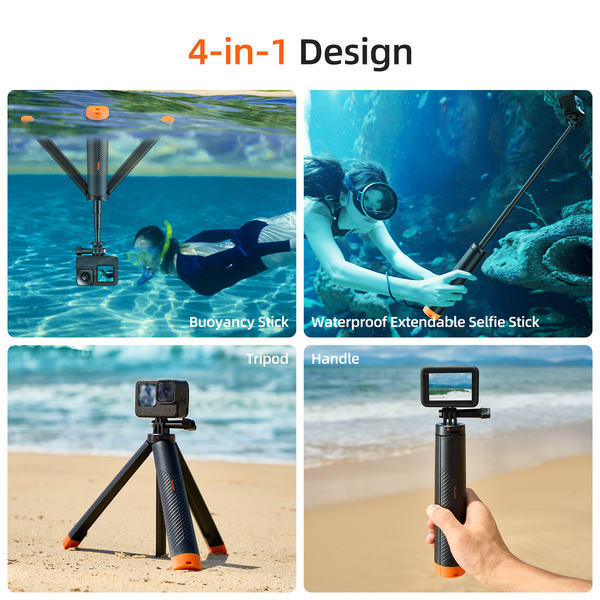 Floating Selfie Stick with Camera Tripod