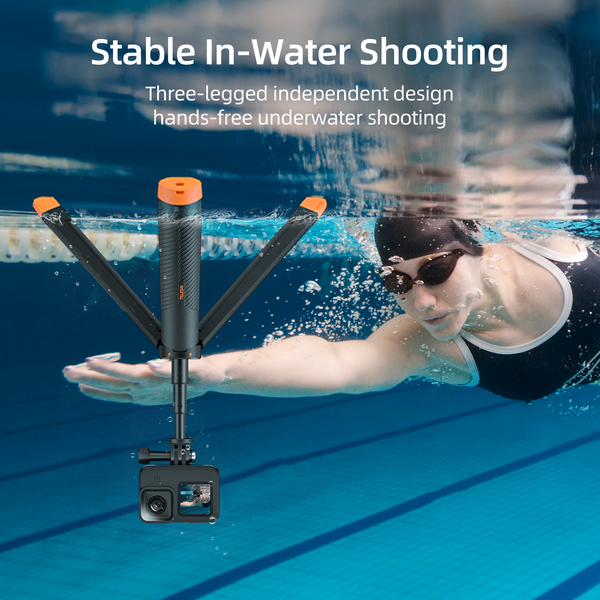Floating Selfie Stick with Tripod for GoPro