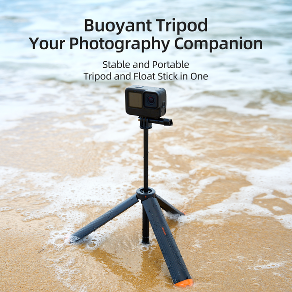 Floating Selfie Stick with Tripod for GoPro
