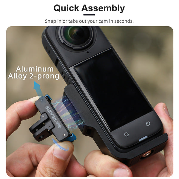 Magnetic Fork Bracket Adapter for Insta360 X5 / X4 / X4 Air