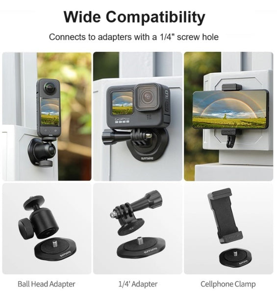 1/4" Magnetic Stand Base for Insta360 X5 / X4 / X4 Air / X3 / X2