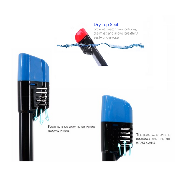 CamGo Full Face Snorkel Mask for Insta360