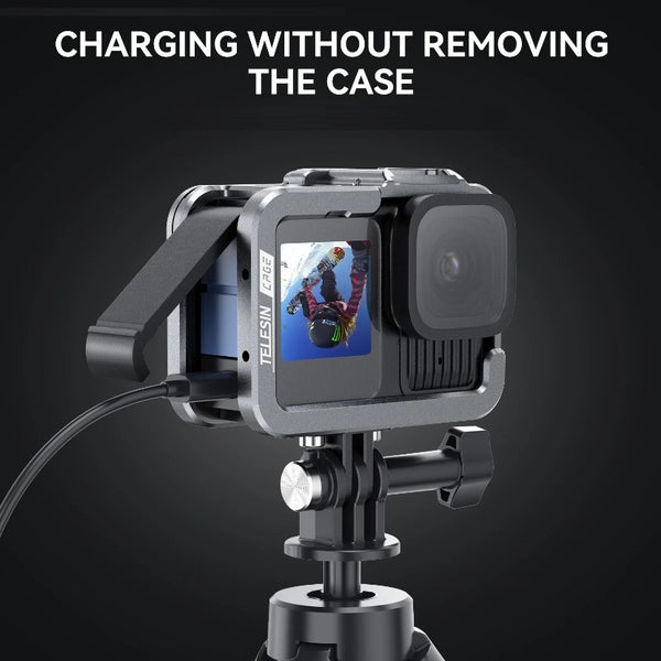 Vlogging Cage Case for GoPro Hero 12 11 10 9 Black