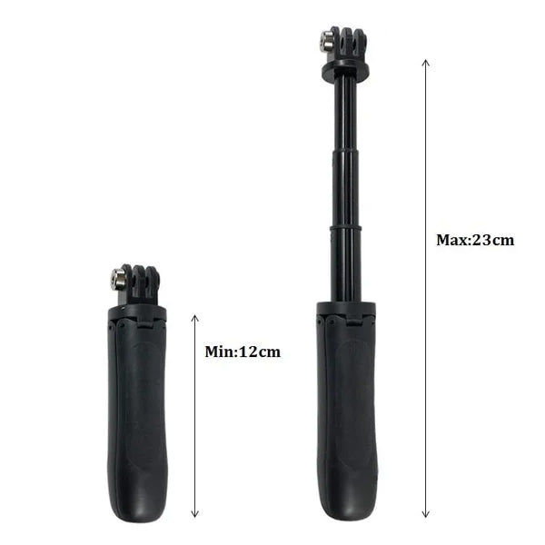 Short Pole Handle Tripod Mount for Insta360