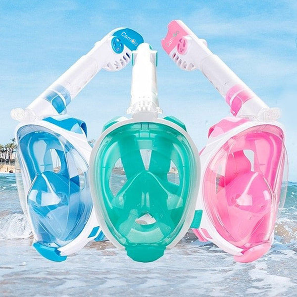 CamGo Kids Full Face Snorkel Camera Mask