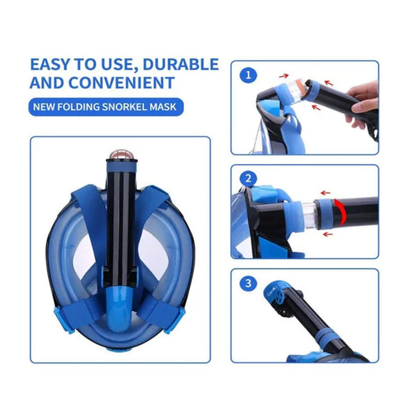 Kids Full Face Snorkel Mask