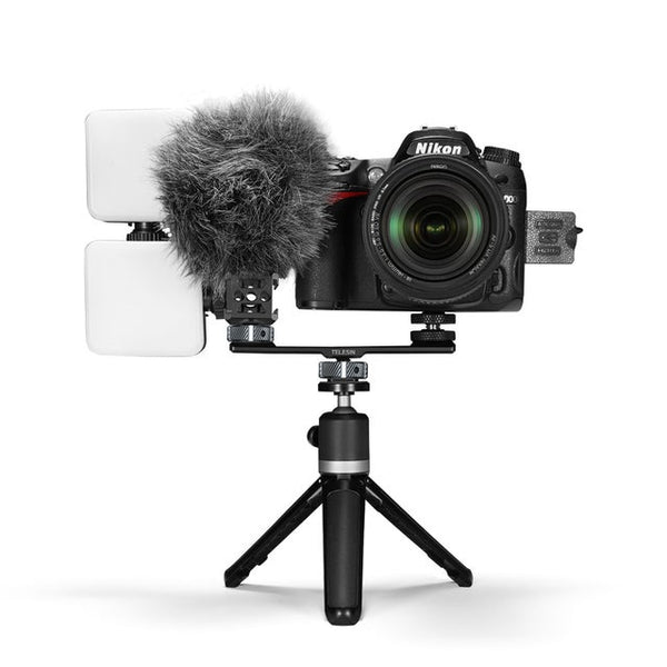 Parallel Cold Shoe Camera Expansion Bracket