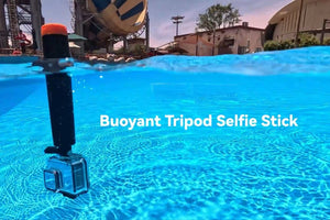 The Floating Selfie Stick with Tripod - Built for Adventure
