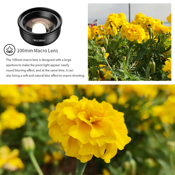 100mm HD Macro Phone Lens