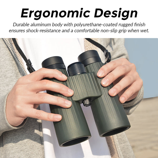 12x Zoom Waterproof Adventure Binoculars