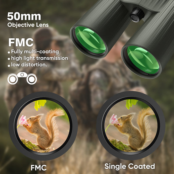 12x Zoom Waterproof Adventure Binoculars