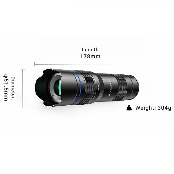 20-40x Zoom Telephoto Phone Lens with Table Tripod