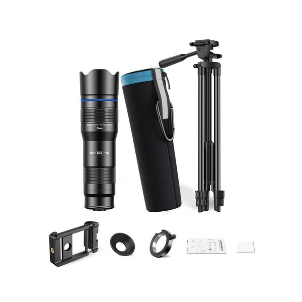 20-40x Zoom Telephoto Phone Lens with Professional Tripod