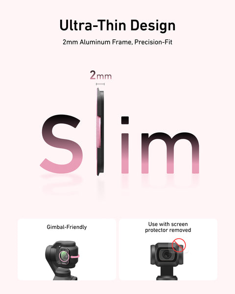 4 in 1 Filter Lens Set for Osmo Pocket 4 / Osmo Pocket 3
