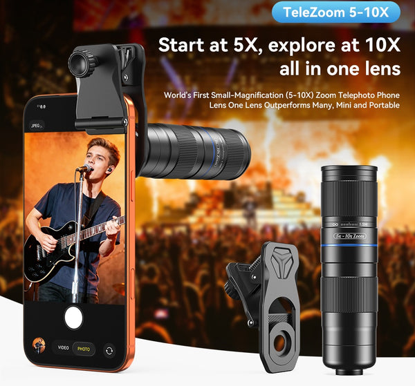 5-10x Zoom Telephoto Phone Lens