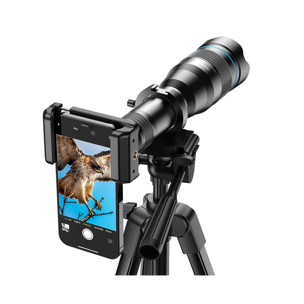 60x Zoom Telephoto Phone Lens with Professional Tripod