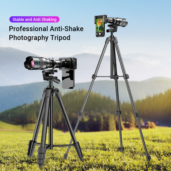 60x Zoom Telephoto Phone Lens with Professional Tripod