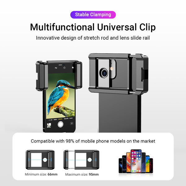 60x Zoom Telephoto Phone Lens with Professional Tripod