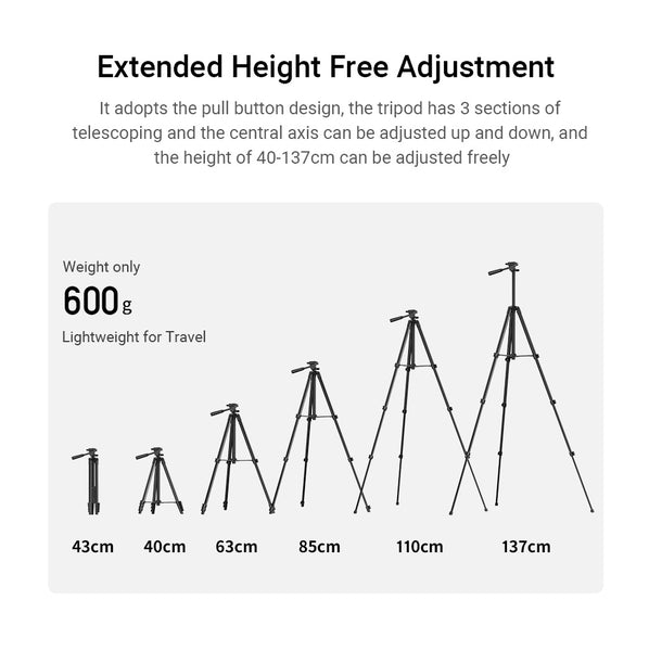 60x Zoom Telephoto Phone Lens with Professional Tripod