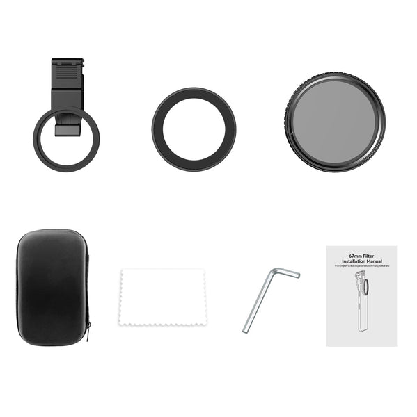 67mm Variable Neutral Desnsity (VND) Phone Filter Lens