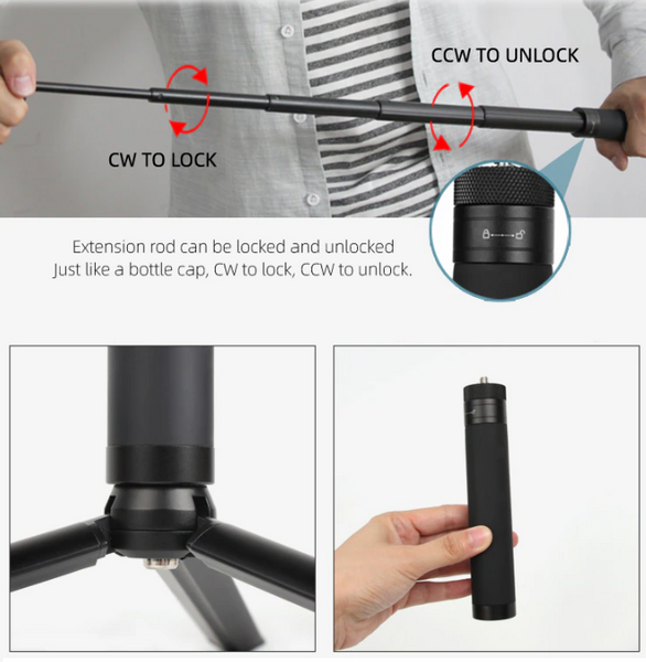 6 Length Selfie Stick for Osmo Pocket 4 / 3 / 2 / 1