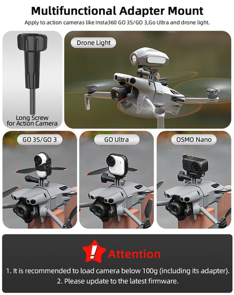 Action Camera Mounting Bracket for Mini 5 Pro