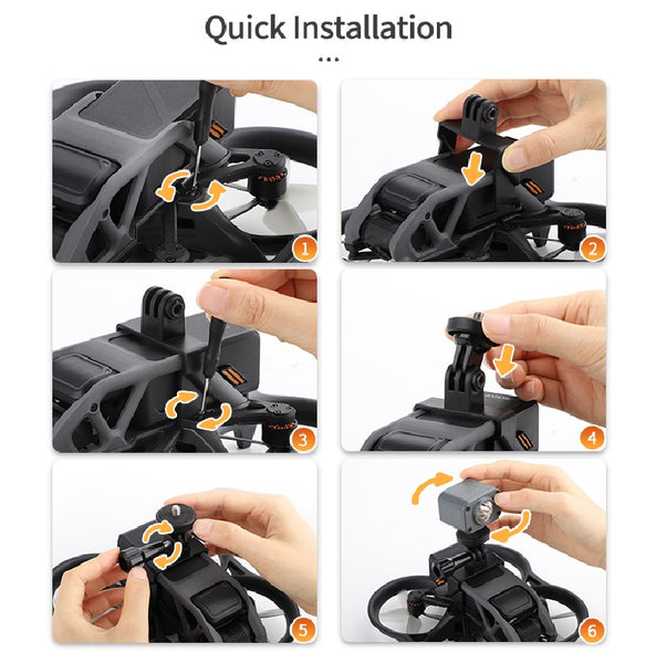 Night Flying Light & Mounting Bracket for Avata