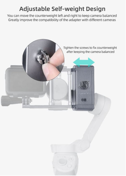 Action Camera Plate for Osmo Mobile 7 6 5 4 3