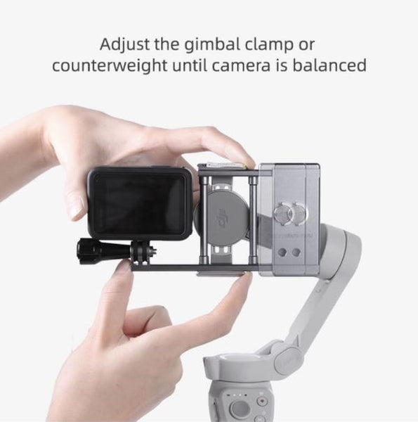 Action Camera Plate for Osmo Mobile 7 6 5 4 3