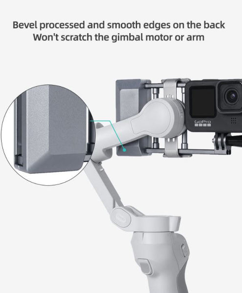 Action Camera Plate for Osmo Mobile 7 6 5 4 3
