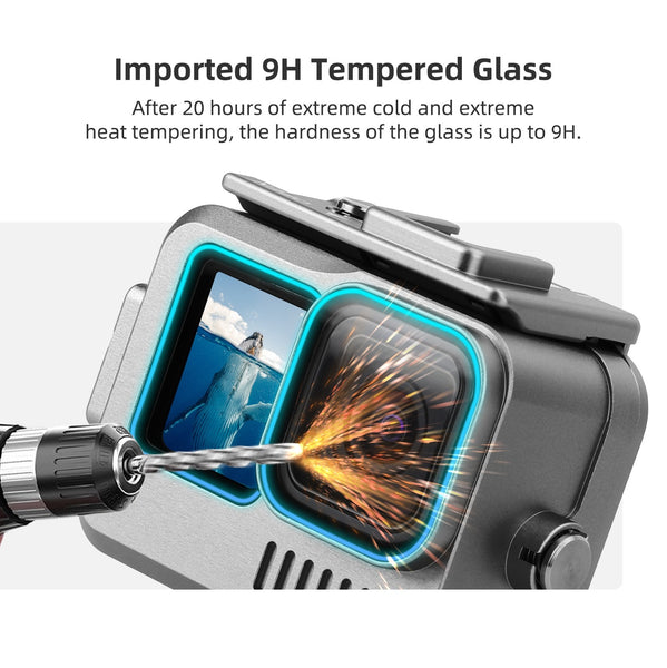 Aluminium Waterproof Housing Case for GoPro Hero 4K (2024)