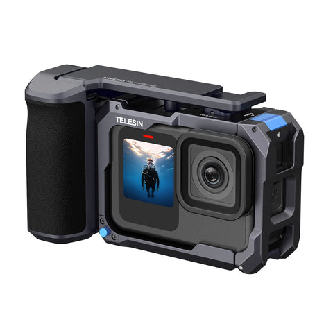 Aluminum Handle Street Vlogging Kit for GoPro Hero 13 12 11 10 9