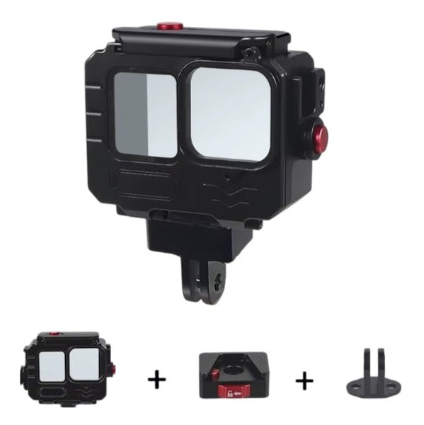 Aluminium Waterproof Housing Case for GoPro Hero 13 / Hero 12 / Hero 11 / Hero 10 / Hero 9