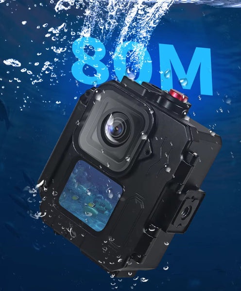 Aluminium Waterproof Housing Case for GoPro Hero 13 / Hero 12 / Hero 11 / Hero 10 / Hero 9