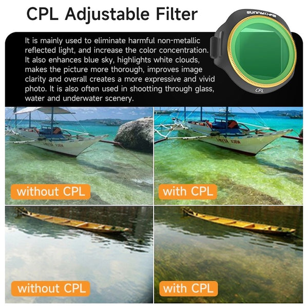 CPL Filter Lens for DJI Mini 5 Pro