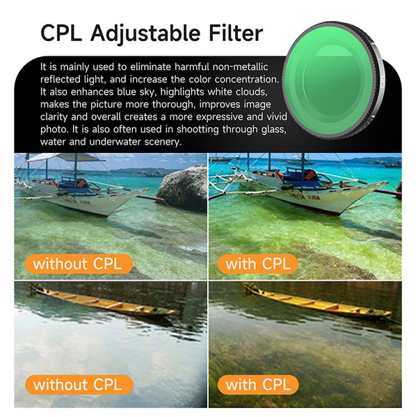 CPL Filter Lens for DJI Osmo Nano