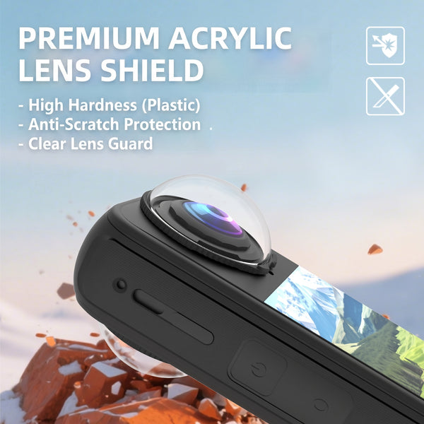 Clear Lens Protector Cap for Insta360 X4 Air