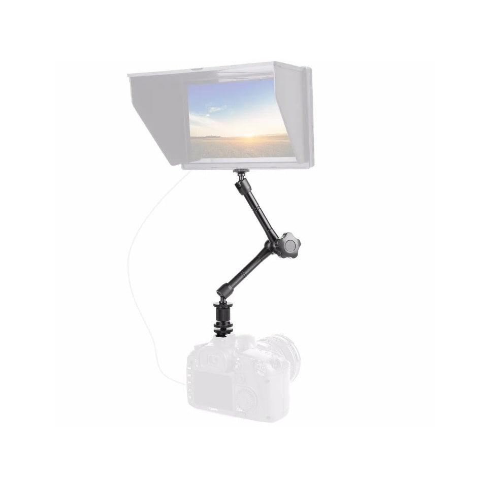 1/4" Cold Shoe Articulating Camera Extension Arm