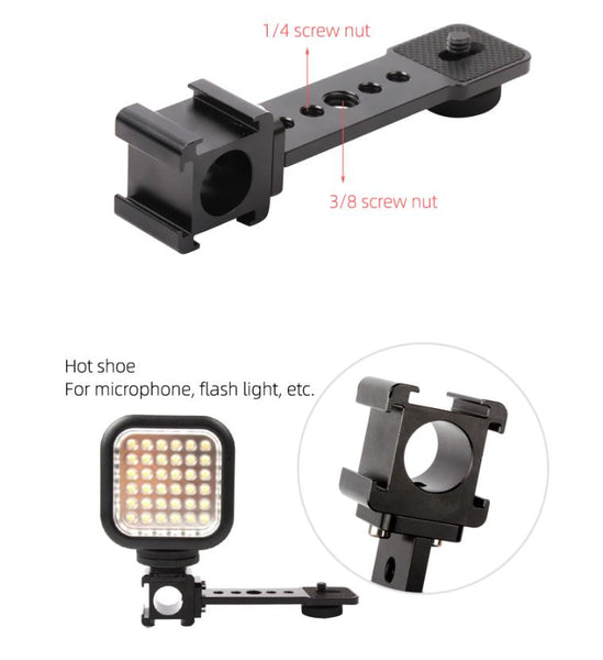 Cold Shoe Extension Bracket for Osmo Pocket