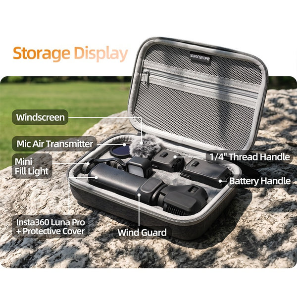 Combo Carry Case for Insta360 Luna Pro