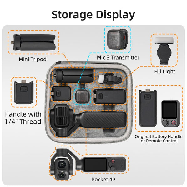 Combo Carry Case for Osmo Pocket 4 Pro