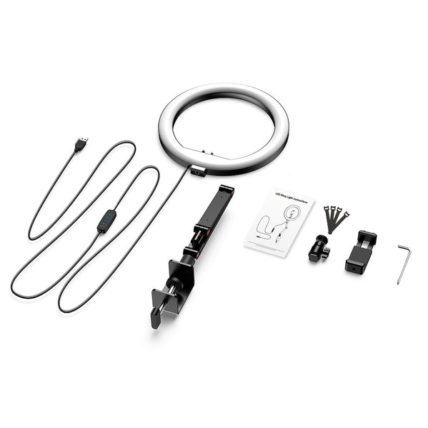 Desk Clamp with Ring Light for iPhone / Samsung / Google