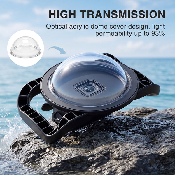 Dual Handheld Dome Port for GoPro Mission 1 / 1 Pro