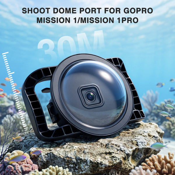 Dual Handheld Dome Port for GoPro Mission 1 / 1 Pro