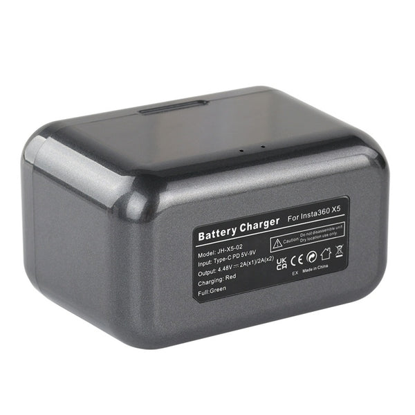 Dual Battery Charger Box for Insta360 X5